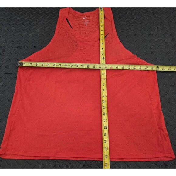 NIKE ADV Aeroswift  Running Singlet Light Crimson Slim Tank FN4231-696 Men’s 2XL - Picture 2 of 9